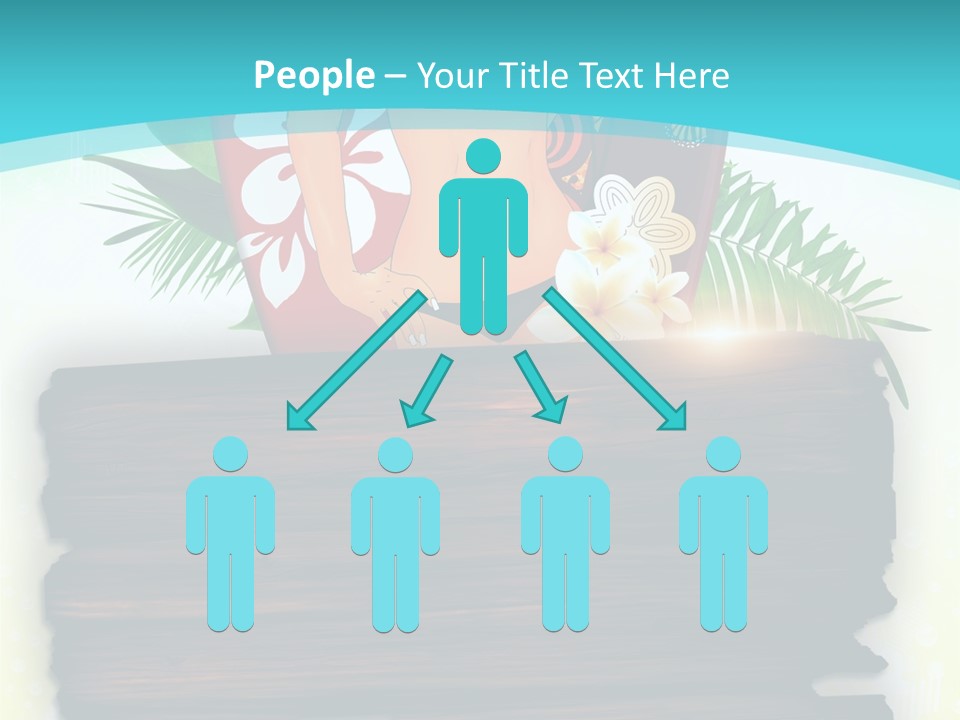 Tree Endless Water PowerPoint Template