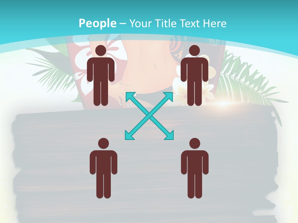 Tree Endless Water PowerPoint Template