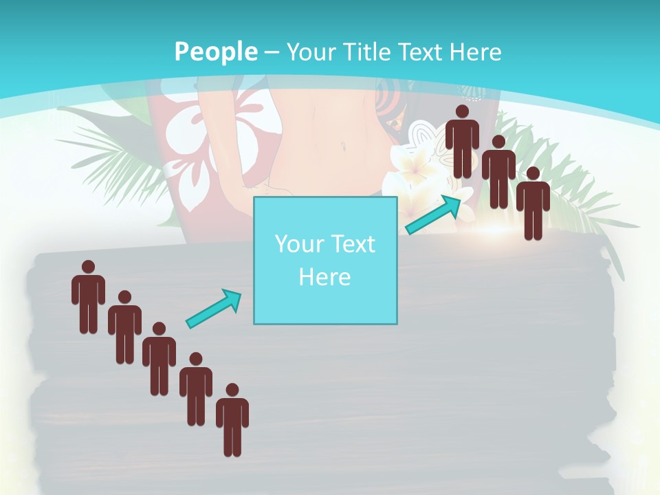 Tree Endless Water PowerPoint Template