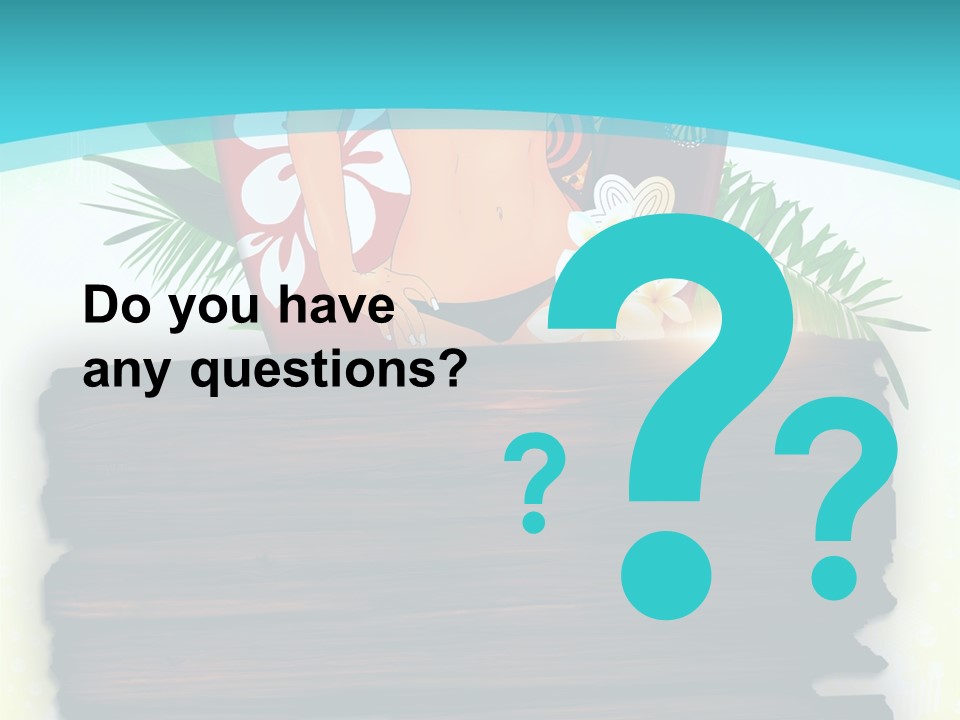 Tree Endless Water PowerPoint Template