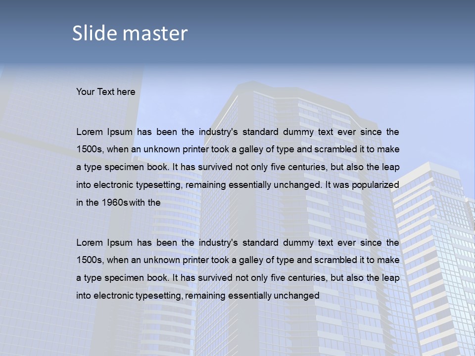 Politics Crisis Facade PowerPoint Template