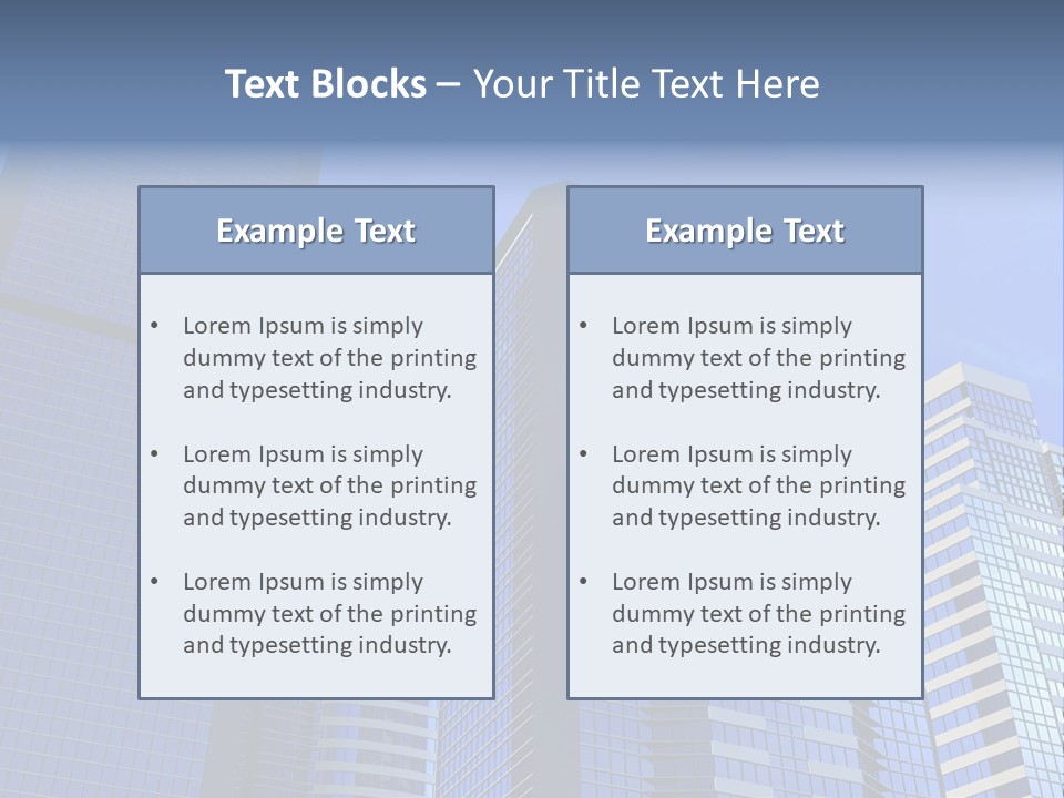 Politics Crisis Facade PowerPoint Template