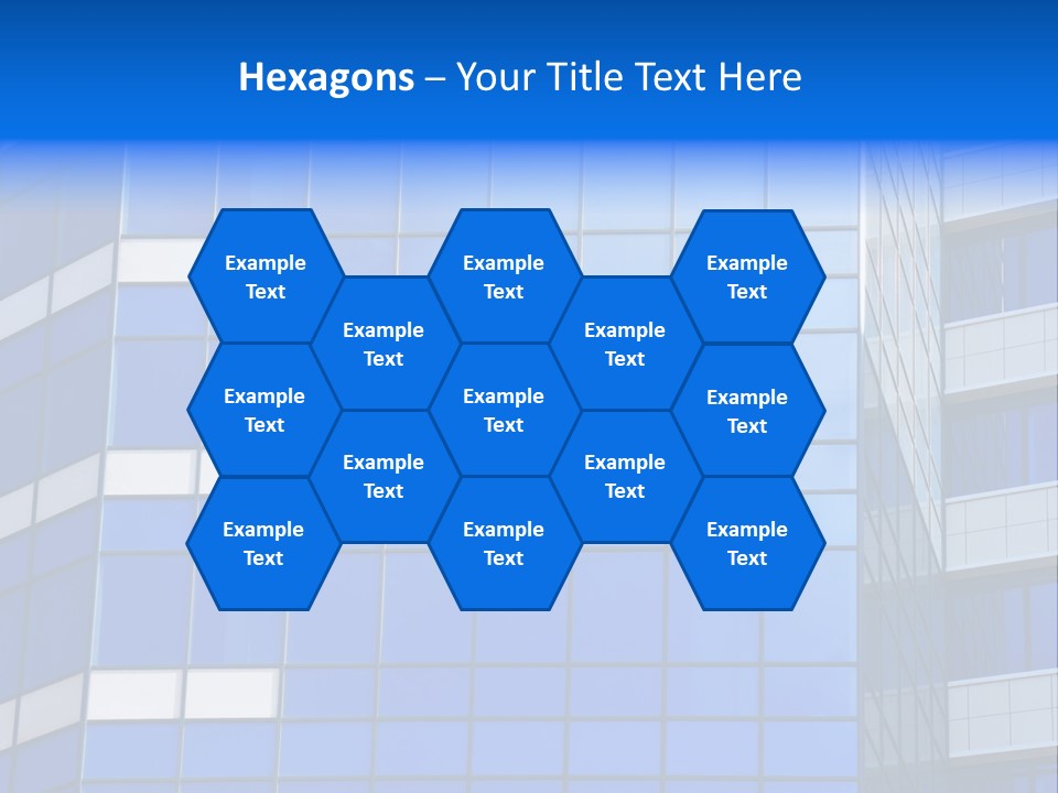 Real Estate Reflective Downtown PowerPoint Template