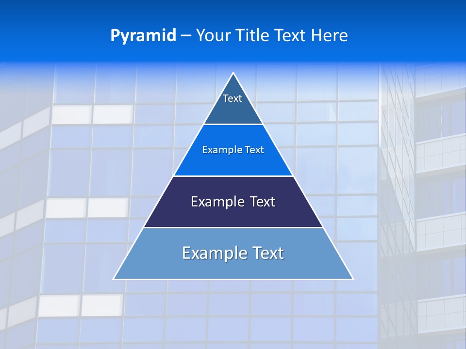 Real Estate Reflective Downtown PowerPoint Template