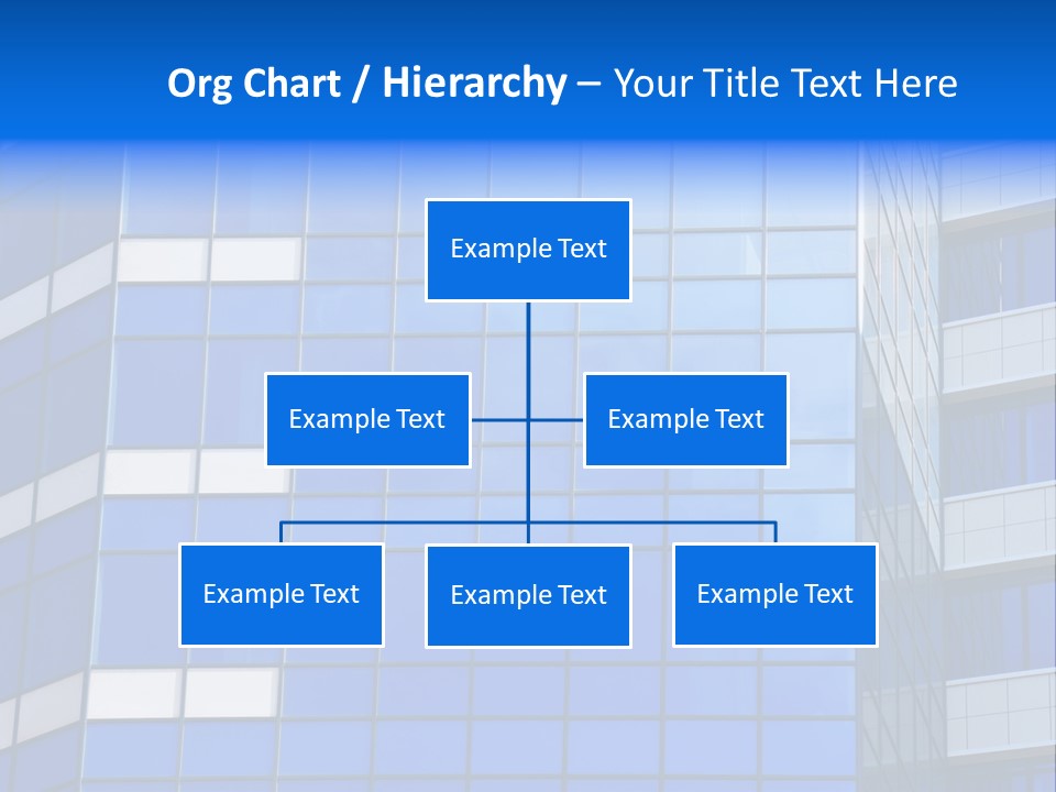 Real Estate Reflective Downtown PowerPoint Template