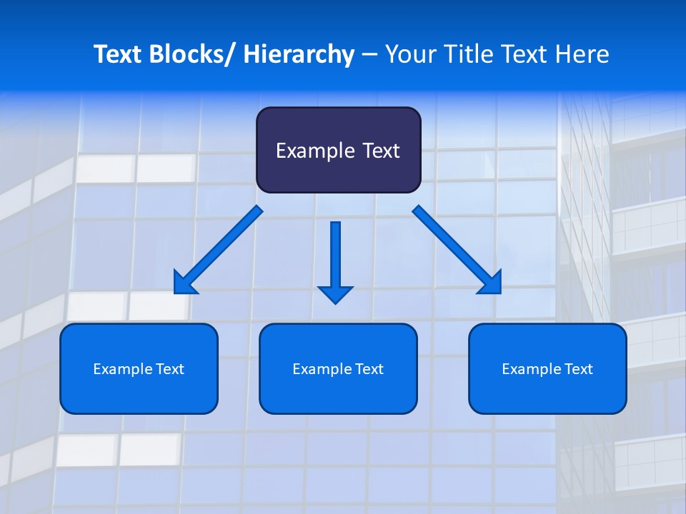 Real Estate Reflective Downtown PowerPoint Template