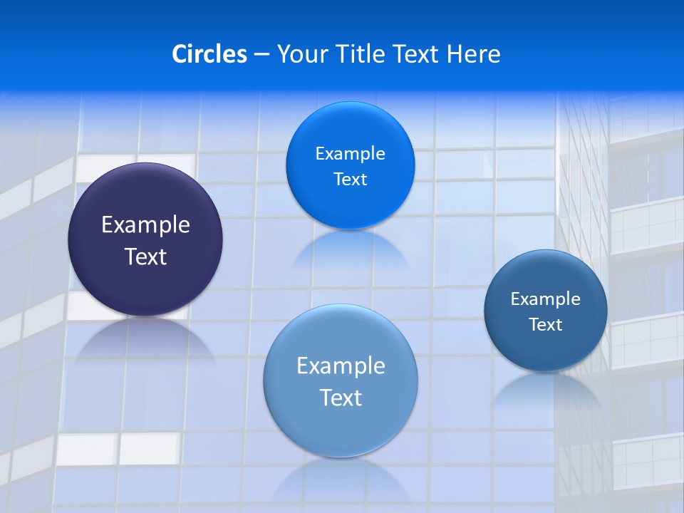 Real Estate Reflective Downtown PowerPoint Template