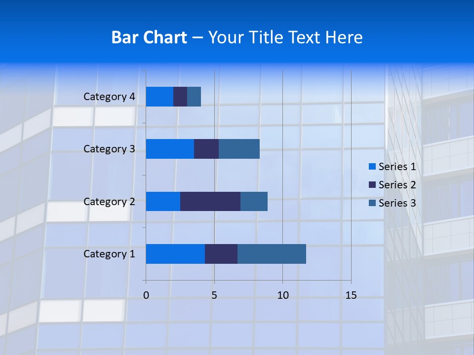 Real Estate Reflective Downtown PowerPoint Template