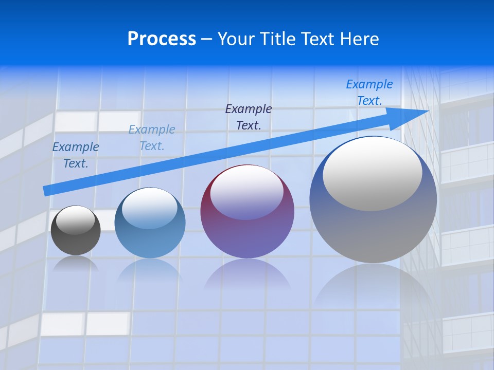 Real Estate Reflective Downtown PowerPoint Template