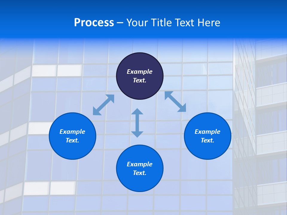 Real Estate Reflective Downtown PowerPoint Template