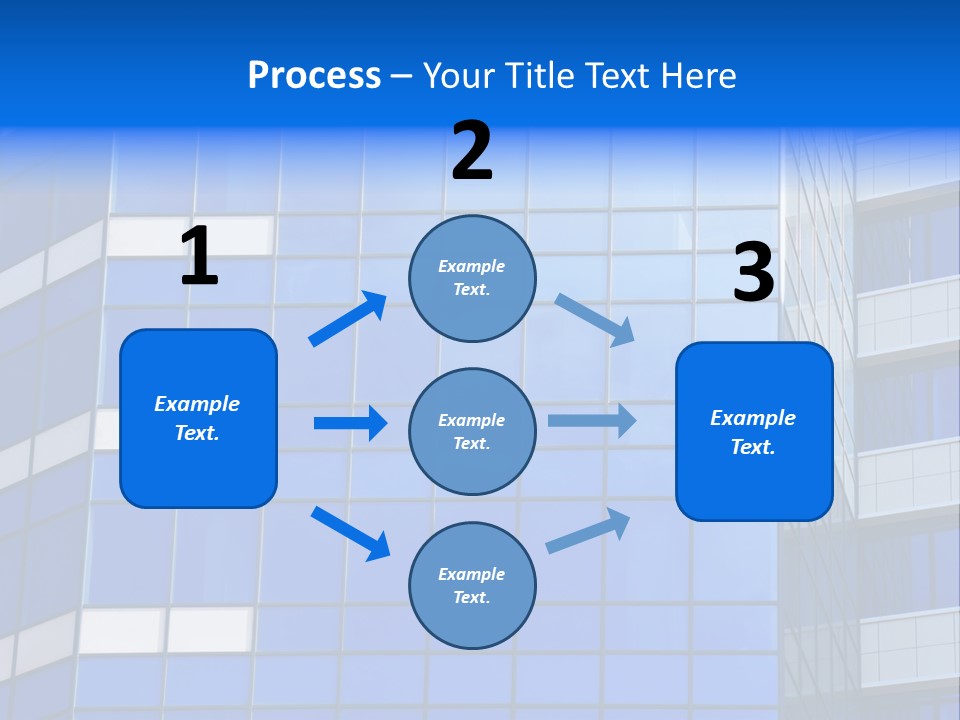Real Estate Reflective Downtown PowerPoint Template