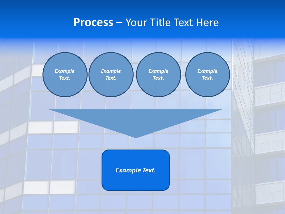 Real Estate Reflective Downtown PowerPoint Template