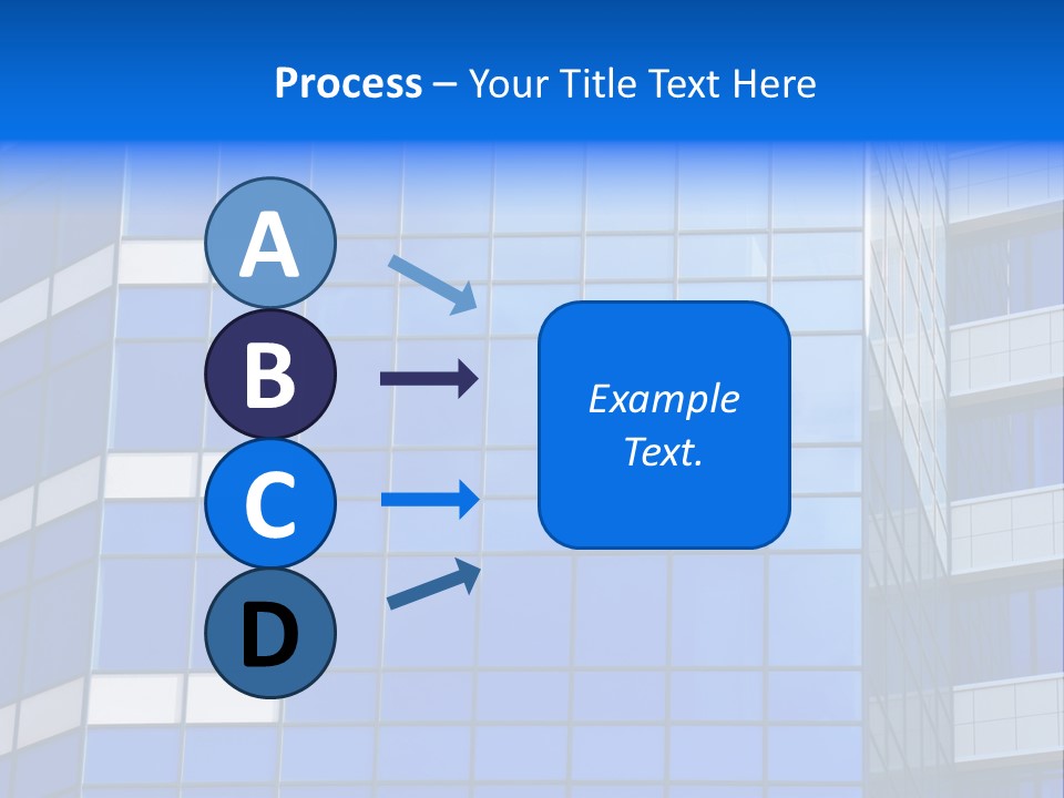 Real Estate Reflective Downtown PowerPoint Template
