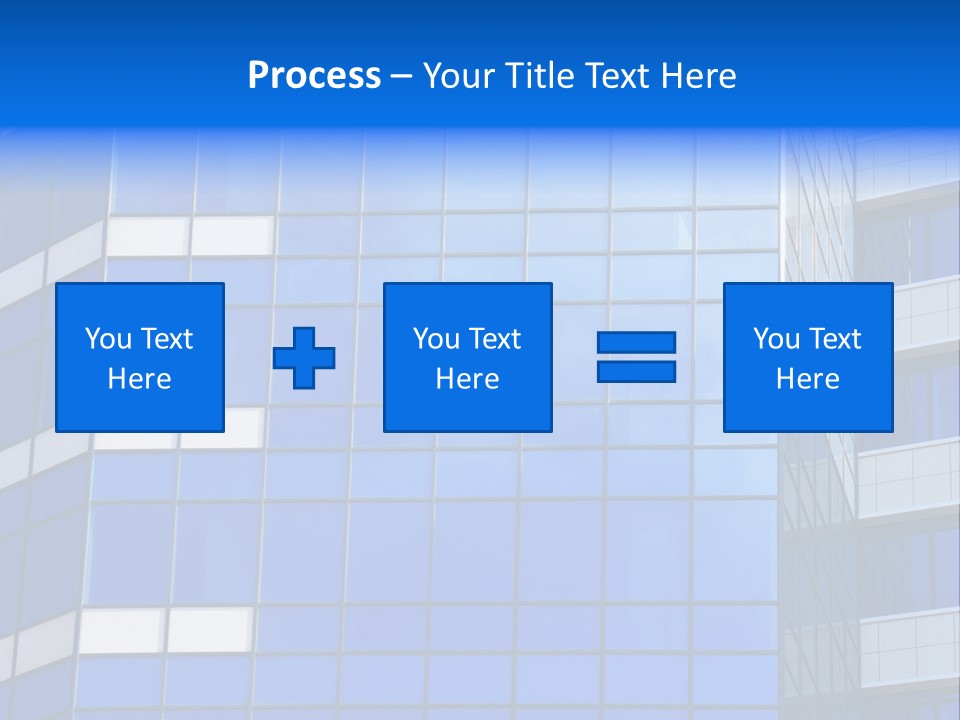 Real Estate Reflective Downtown PowerPoint Template