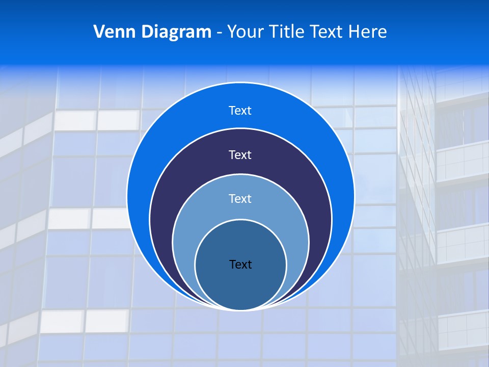 Real Estate Reflective Downtown PowerPoint Template