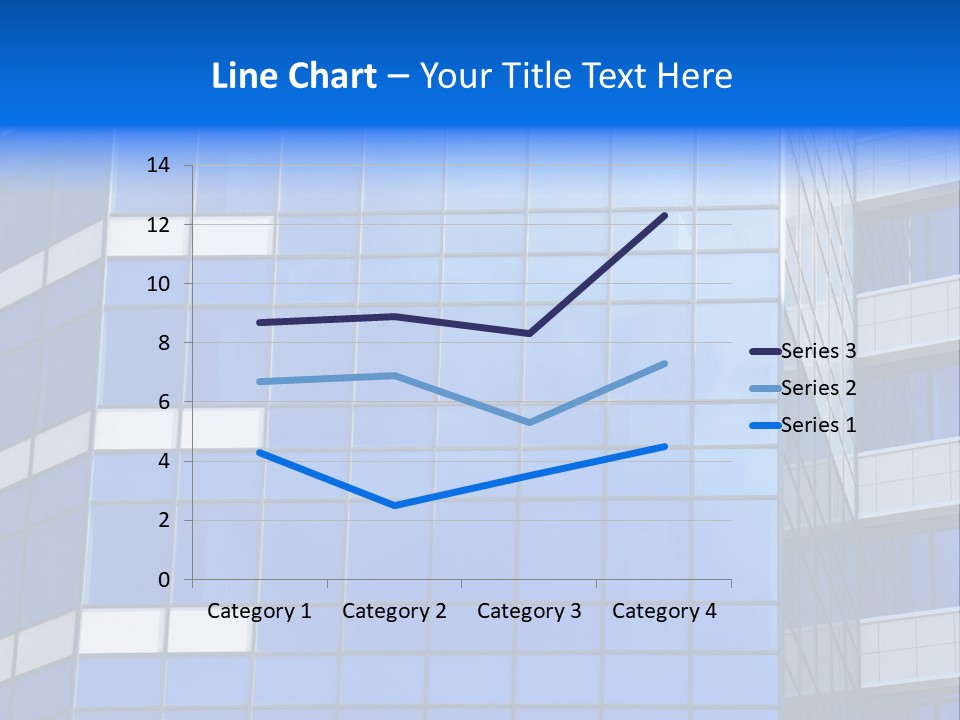 Real Estate Reflective Downtown PowerPoint Template