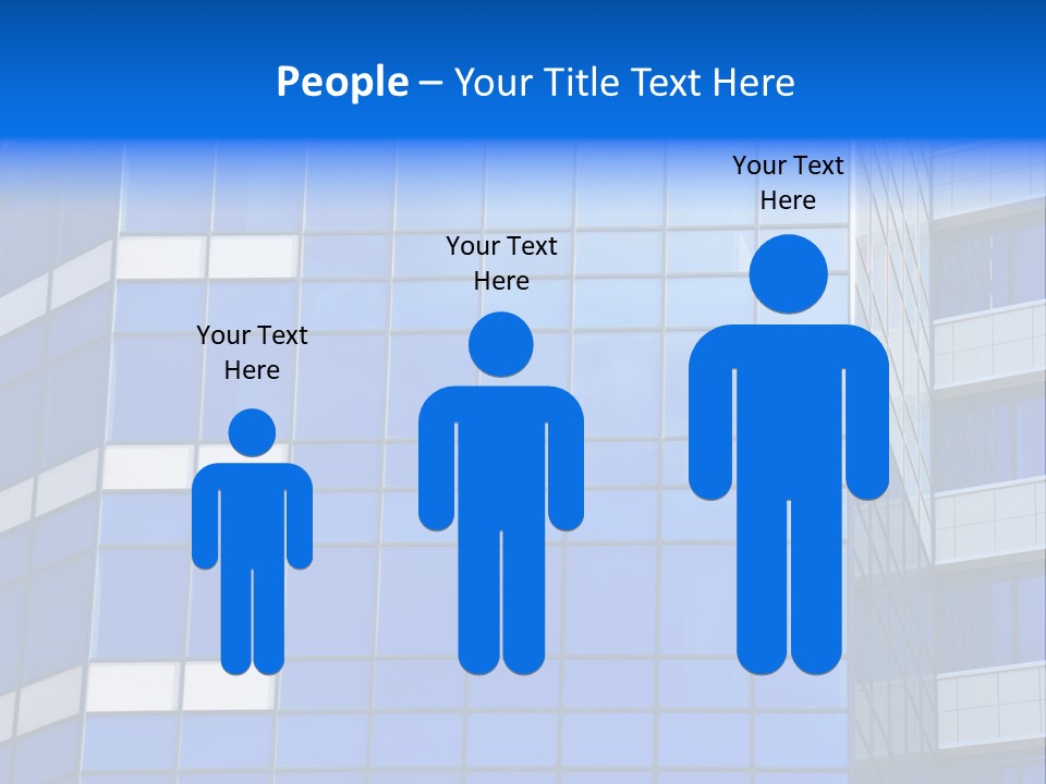 Real Estate Reflective Downtown PowerPoint Template