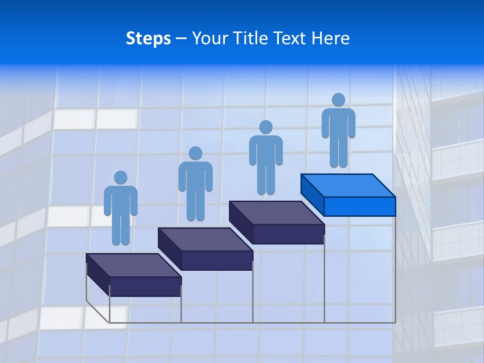 Real Estate Reflective Downtown PowerPoint Template