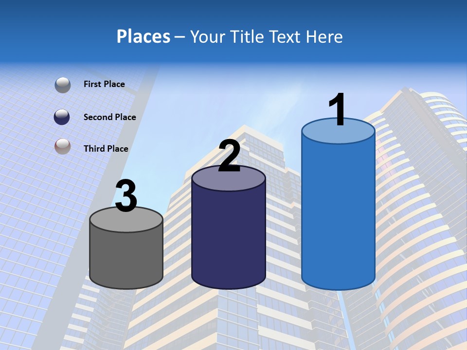 Azure Evening Built PowerPoint Template