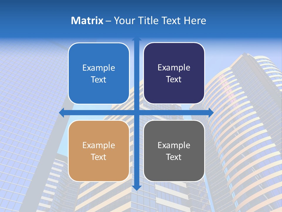 Azure Evening Built PowerPoint Template