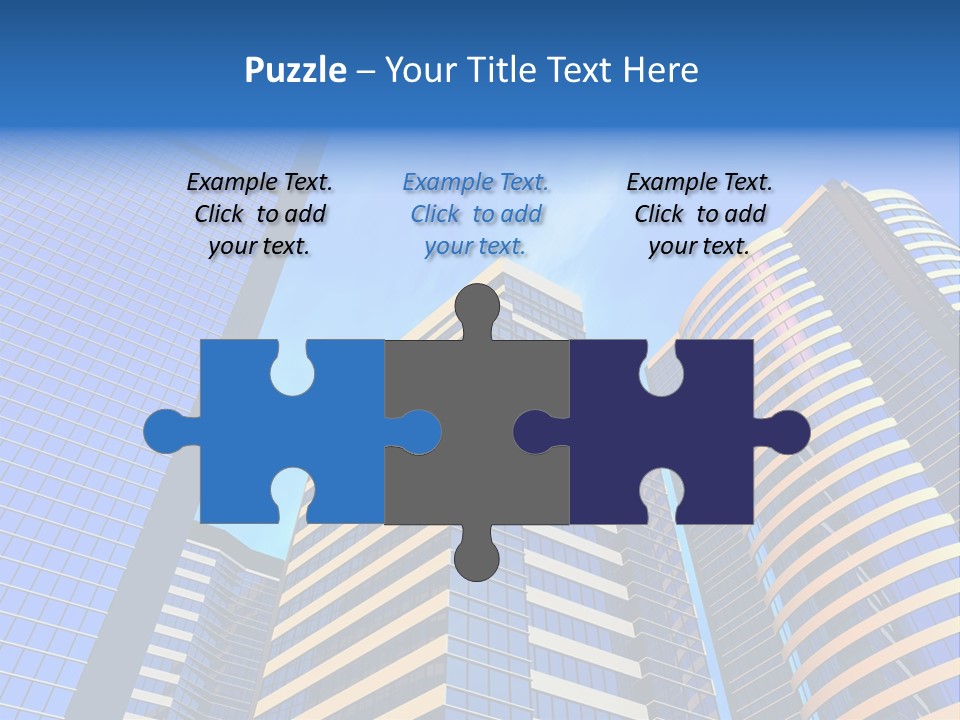 Azure Evening Built PowerPoint Template