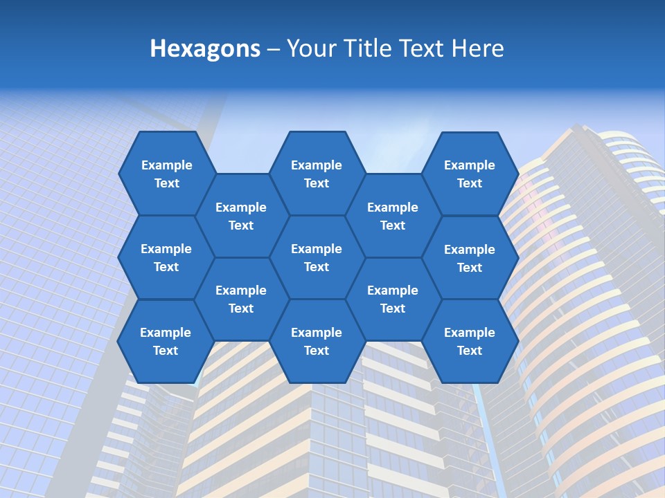Azure Evening Built PowerPoint Template