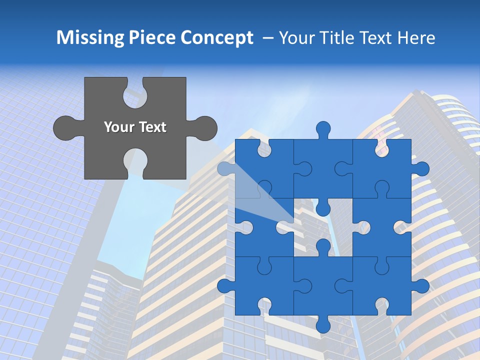 Azure Evening Built PowerPoint Template