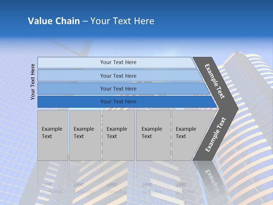 Azure Evening Built PowerPoint Template