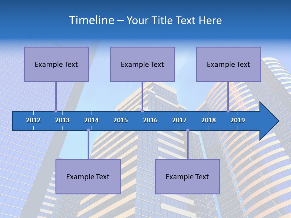 Azure Evening Built PowerPoint Template