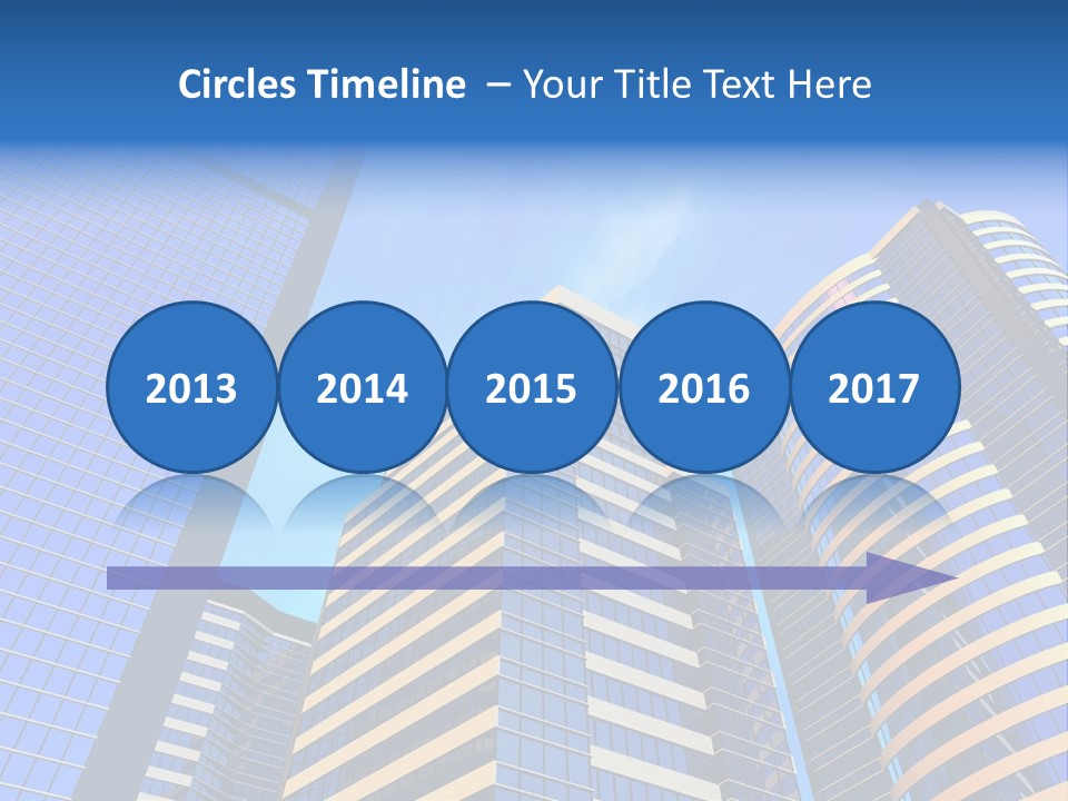 Azure Evening Built PowerPoint Template