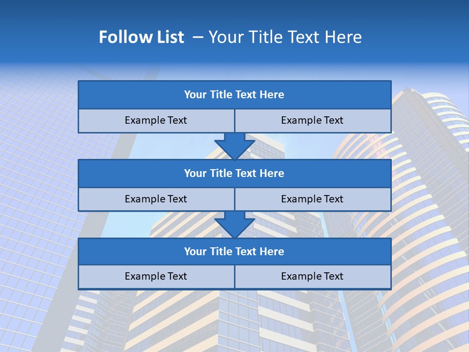 Azure Evening Built PowerPoint Template