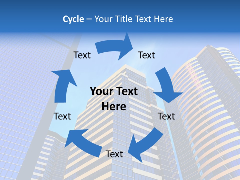 Azure Evening Built PowerPoint Template