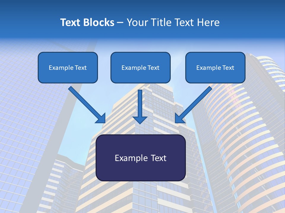Azure Evening Built PowerPoint Template