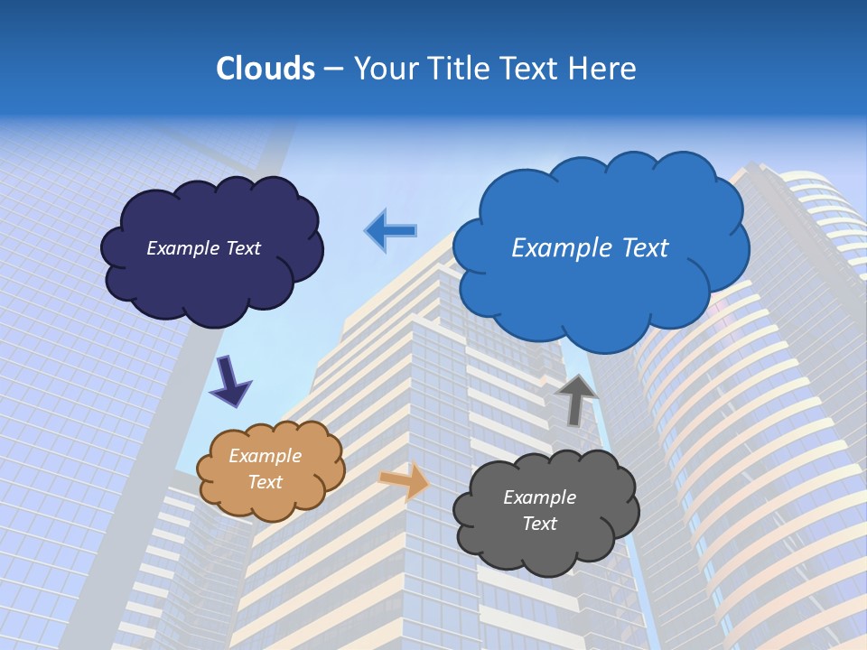 Azure Evening Built PowerPoint Template