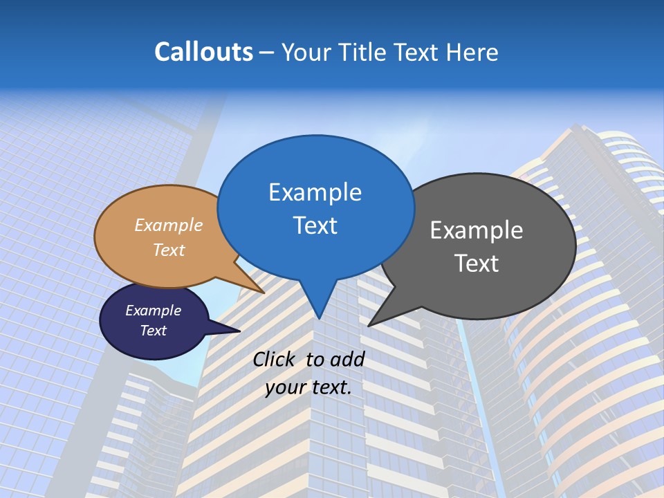 Azure Evening Built PowerPoint Template