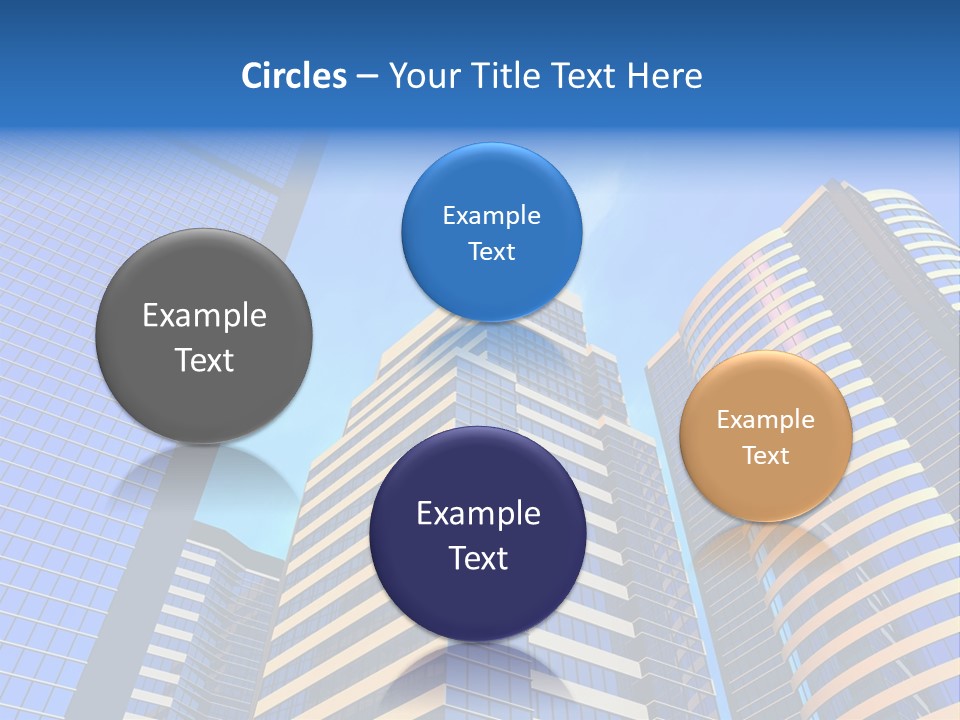 Azure Evening Built PowerPoint Template
