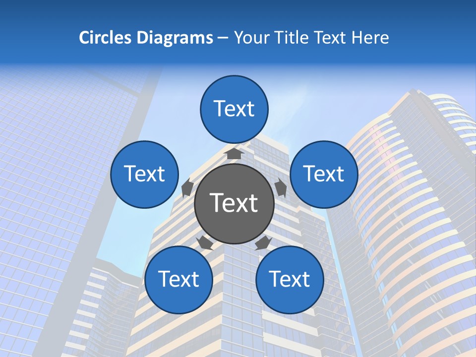 Azure Evening Built PowerPoint Template