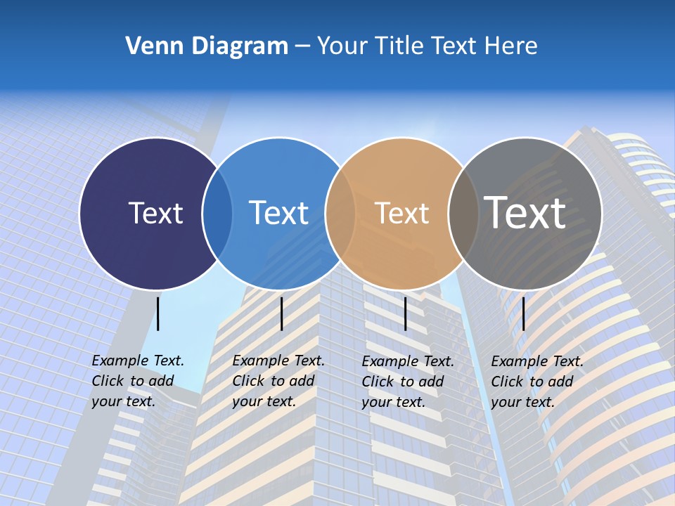 Azure Evening Built PowerPoint Template