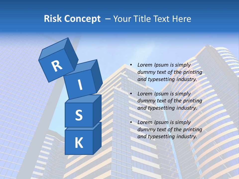 Azure Evening Built PowerPoint Template