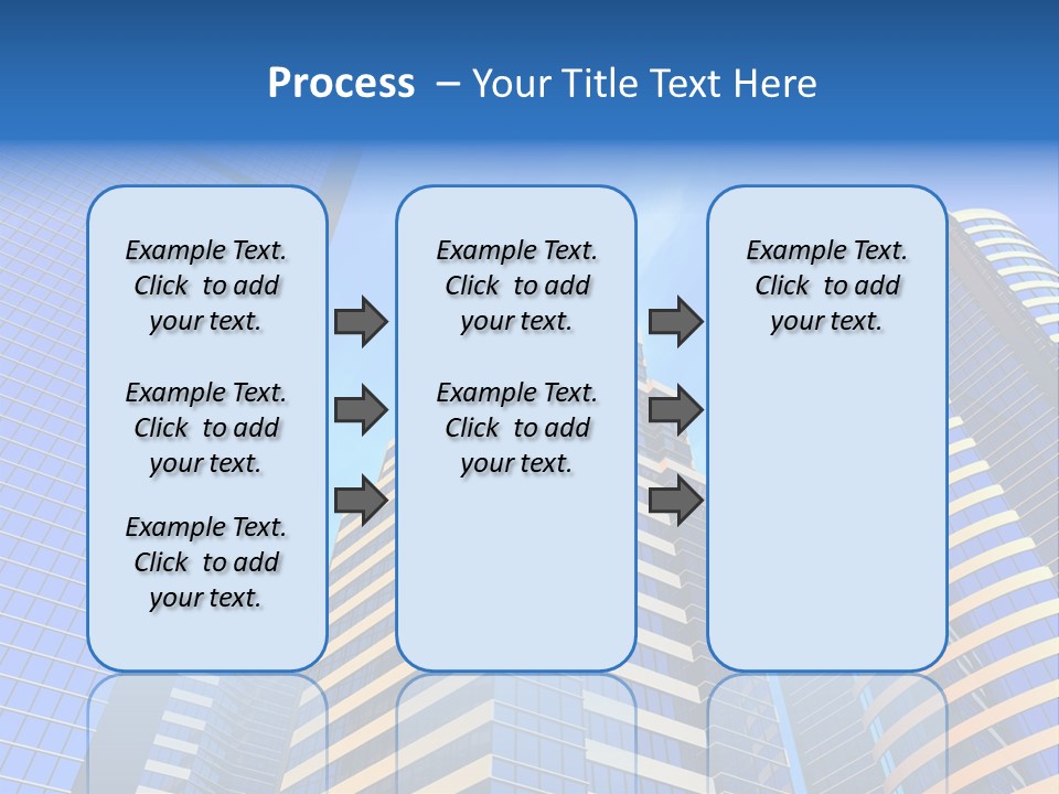 Azure Evening Built PowerPoint Template