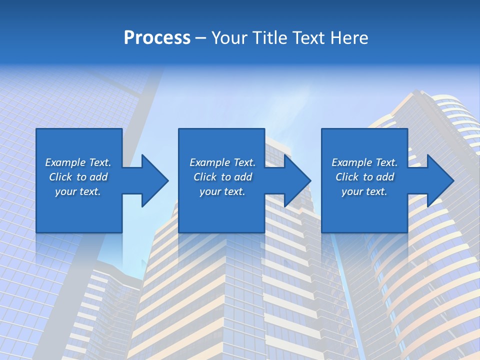 Azure Evening Built PowerPoint Template