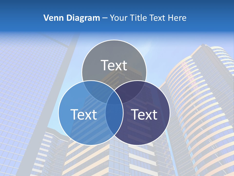 Azure Evening Built PowerPoint Template