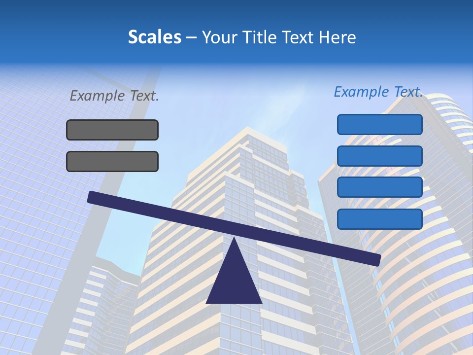Azure Evening Built PowerPoint Template