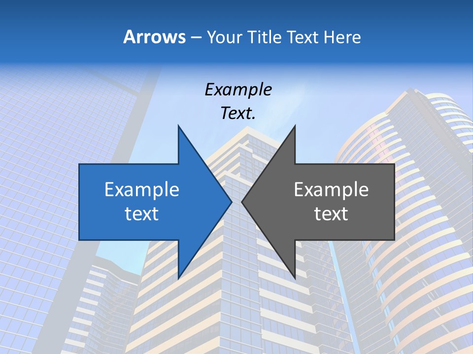 Azure Evening Built PowerPoint Template