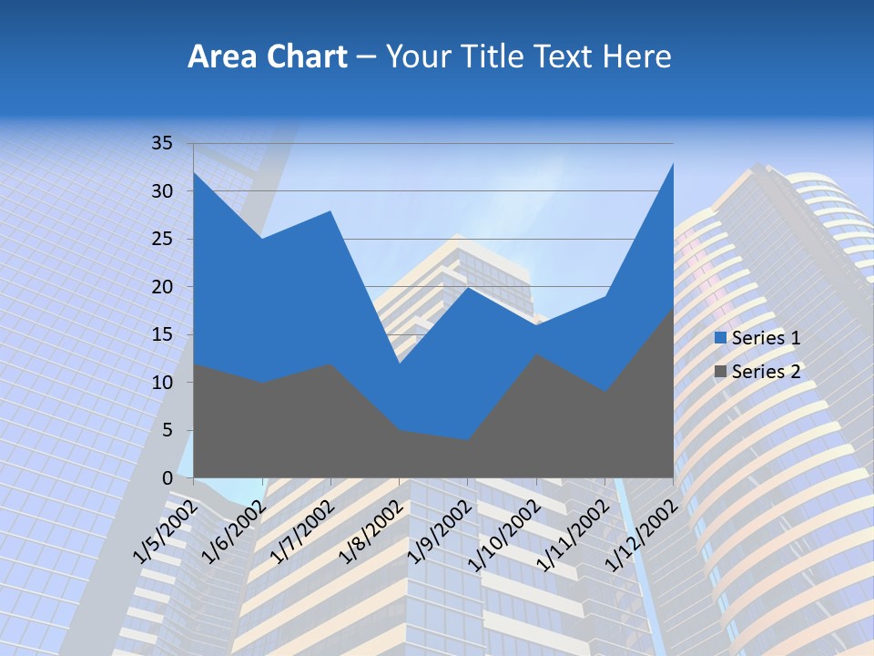 Azure Evening Built PowerPoint Template