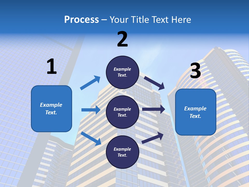 Azure Evening Built PowerPoint Template