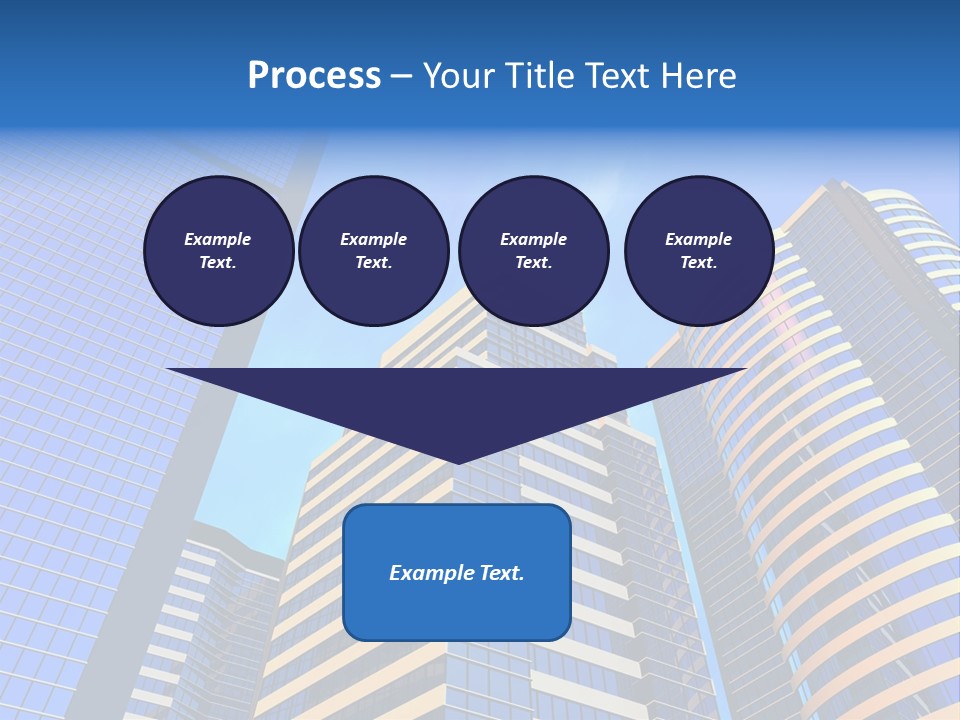 Azure Evening Built PowerPoint Template