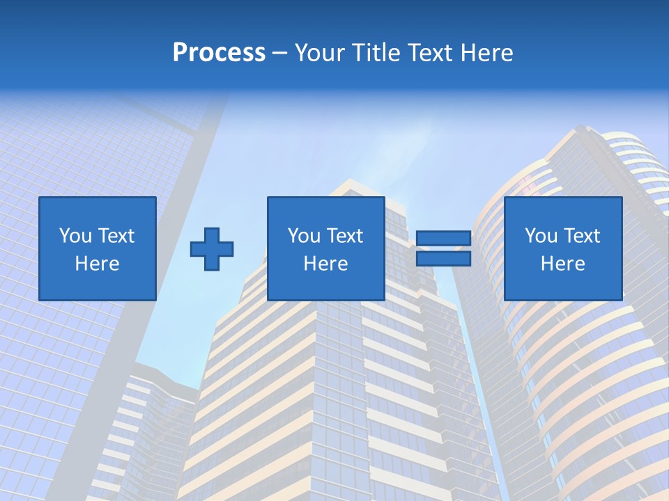 Azure Evening Built PowerPoint Template