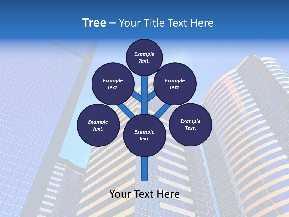 Azure Evening Built PowerPoint Template