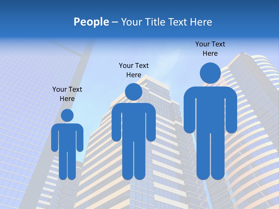 Azure Evening Built PowerPoint Template